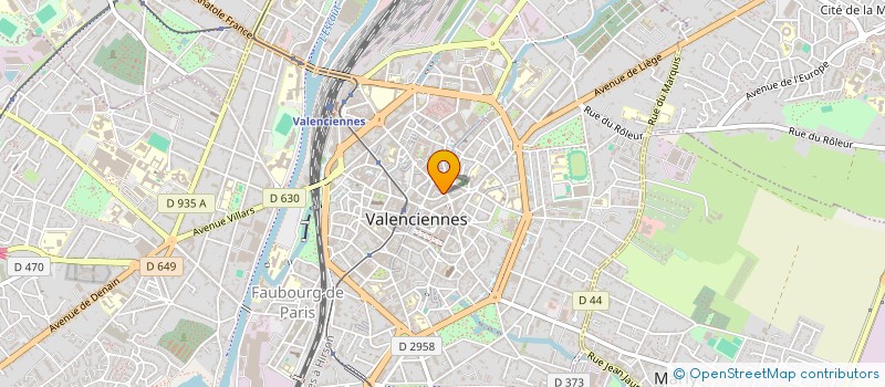 localisation de l'entreprise SYNDIC COPROPIRETE DU 33 R ST GERY à VALENCIENNES