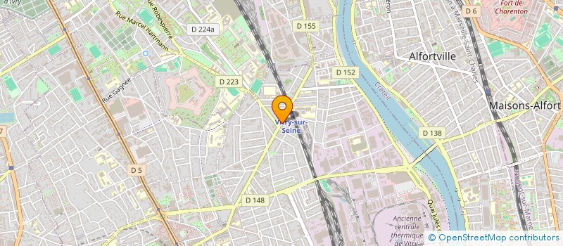 localisation de l'entreprise SYNDIC COPROPR 19 RU P.V COUTURIER  VITRY-SUR-SEINE