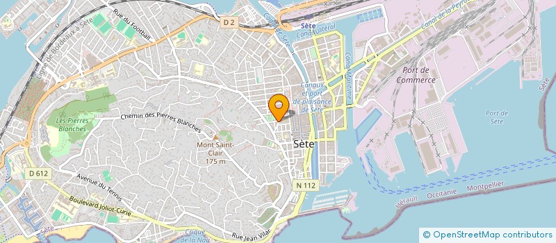 localisation de l'entreprise SYNDIC COPROPR 2 RUE DEPUTE SALIS  SETE