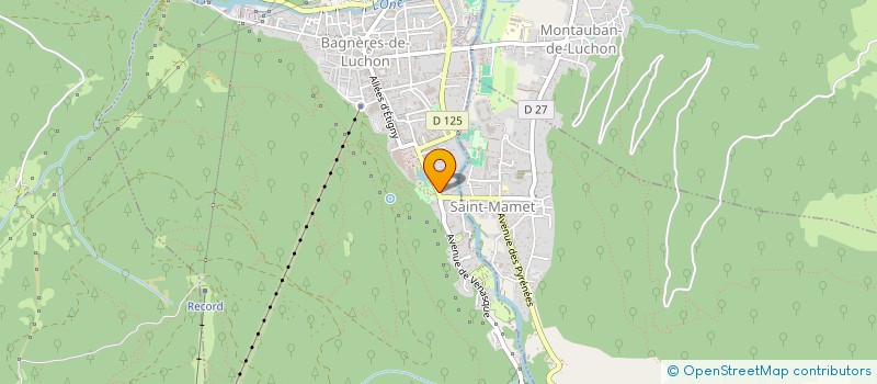 localisation de l'entreprise SYNDIC COPROPR 33 COURS DES QUINCONCES  BAGNERES-DE-LUCHON