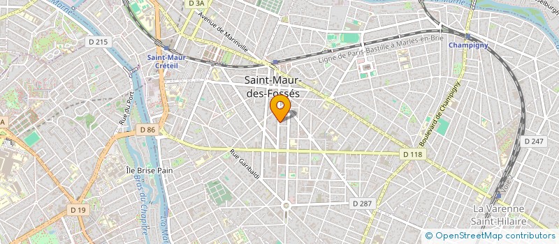 localisation de l'entreprise SYNDIC COPROPR 45 AV DE LA REPUBLIQUE à SAINT-MAUR-DES-FOSSES