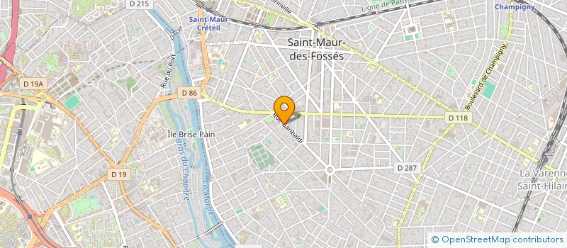 localisation de l'entreprise SYNDIC COPROPR 52BIS RUE GARIBALDI à SAINT-MAUR-DES-FOSSES