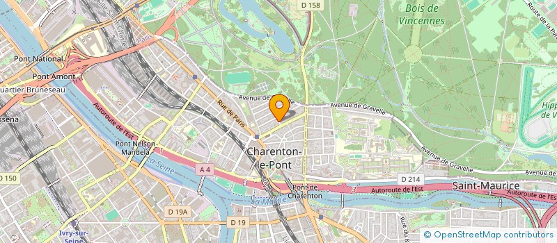 localisation de l'entreprise SYNDIC COPROPR 7 RUE GUERIN  CHARENTON-LE-PONT