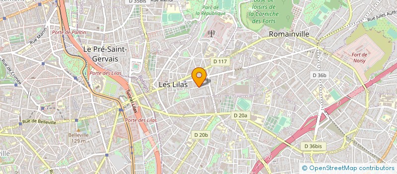 localisation de l'entreprise SYNDIC COPROPR 71-73 R ROMAIN ROLLAND à LES LILAS
