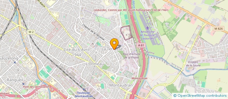 localisation de l'entreprise SYNDIC COPROPR CLOS DU LEVANT N°1 à TOULOUSE