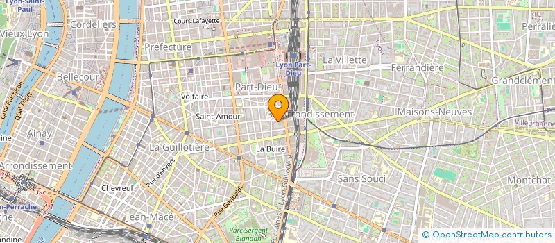 localisation de l'entreprise SYNDIC COPROPR DE L'IMMEUBLE  LE JADE  LYON