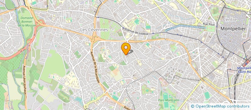 localisation de l'entreprise SYNDIC COPROPR DES CYCLAMENS à MONTPELLIER