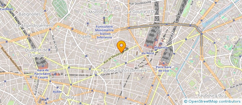 localisation de l'entreprise SYNDIC COPROPR DU 051 R MAUBEUGE  PARIS