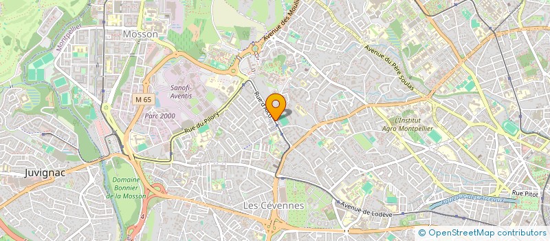 localisation de l'entreprise SYNDIC COPROPR HAUTS D ARGENCY à MONTPELLIER