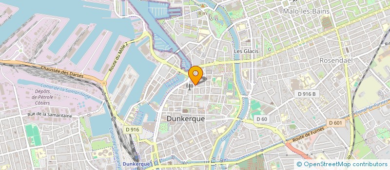 localisation de l'entreprise SYNDIC COPROPR IMM 6 R FOCKEDEY à DUNKERQUE