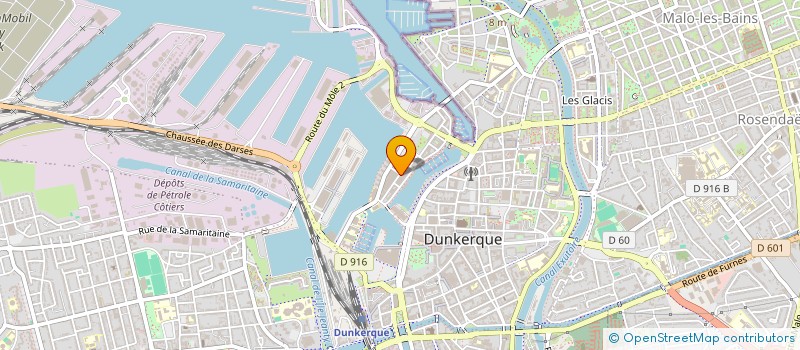 localisation de l'entreprise SYNDIC COPROPR IMM LA BELLANDRE à DUNKERQUE