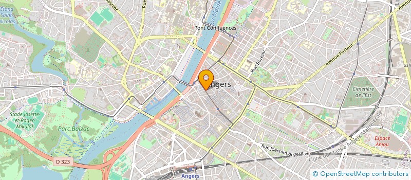 localisation de l'entreprise SYNDIC COPROPR IMMEUBLE 13 R DE LA ROE à ANGERS