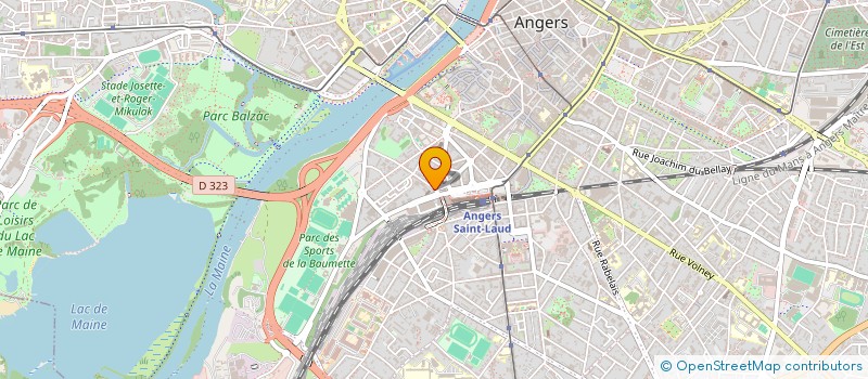 localisation de l'entreprise SYNDIC COPROPR IMMEUBLE 64 R FAIDHERBE à ANGERS