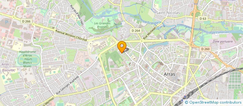 localisation de l'entreprise SYNDIC COPROPR LES BRIGITTINES C D E à ARRAS
