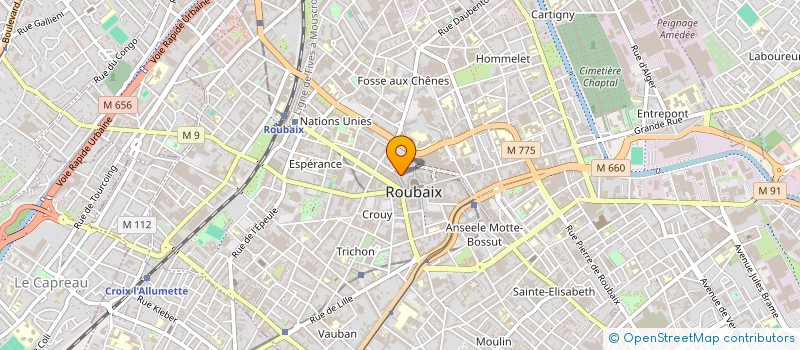 localisation de l'entreprise SYNDIC COPROPR RES 28 R VIEIL ABREUVOIR  ROUBAIX