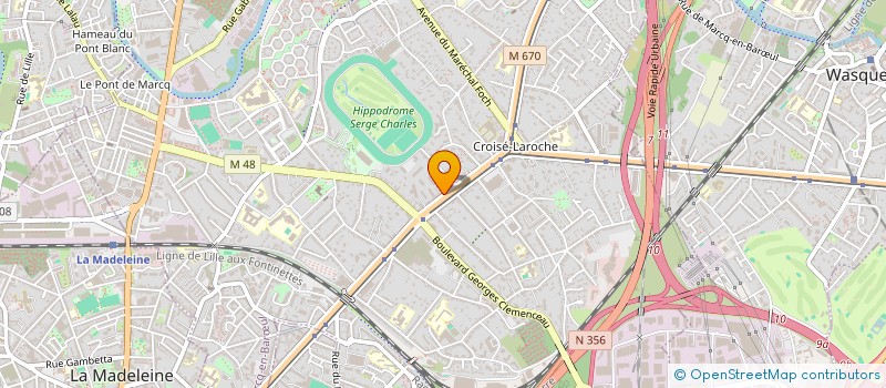 localisation de l'entreprise SYNDIC COPROPR RES CLEMENCEAU REPUBLIQUE à MARCQ-EN-BARŒUL