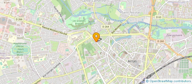 localisation de l'entreprise SYNDIC COPROPR RES LES BRIGITTINES BAT A à ARRAS