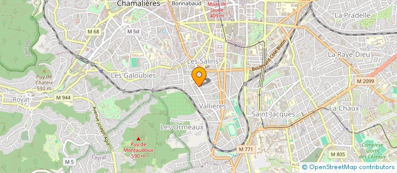 localisation de l'entreprise SYNDIC COPROPR RESIDENCE CLAIR MATIN  CLERMONT-FERRAND