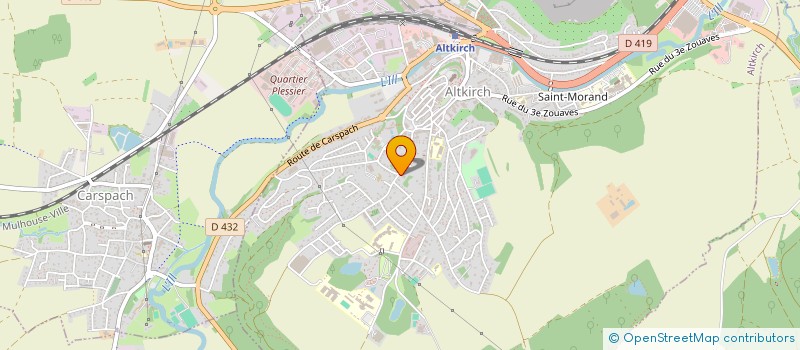 localisation de l'entreprise SYNDIC COPROPR RESIDENCE LA CLOSERAIE  ALTKIRCH