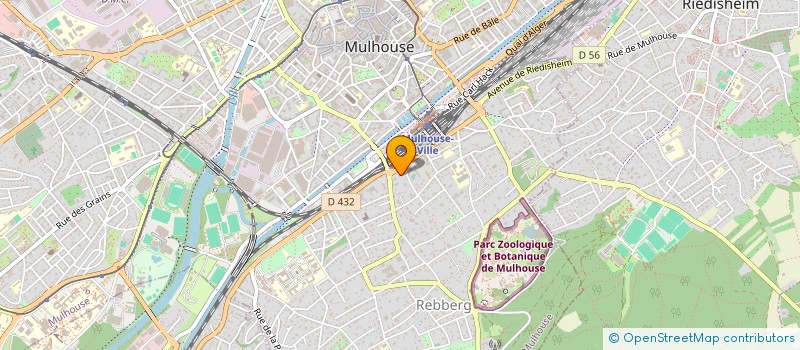 localisation de l'entreprise SYNDIC COPROPR VILLA INDIGO  MULHOUSE