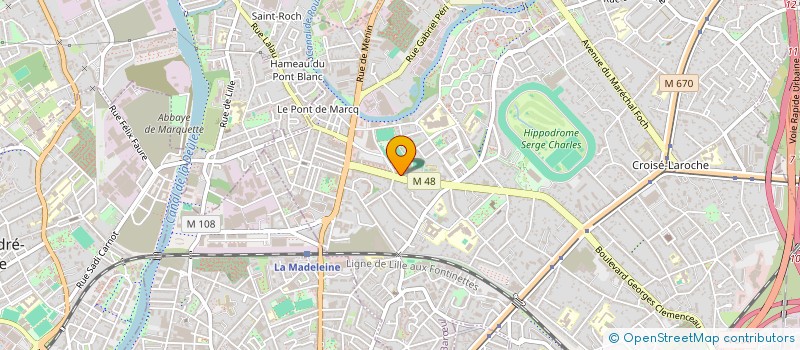 localisation de l'entreprise SYNDIC COPROPRES BD CLEMENCEAU N0 39 à MARCQ-EN-BARŒUL