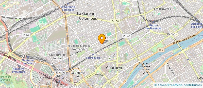 localisation de l'entreprise SYNDIC COPROPRETAIRE à COURBEVOIE