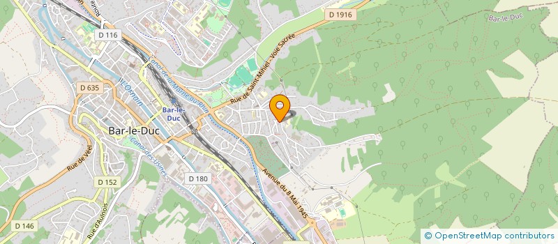 localisation de l'entreprise SYNDIC COPROPRI. DE LA BARISIENNE  BAR-LE-DUC