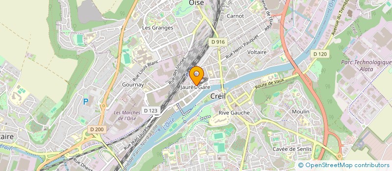 localisation de l'entreprise SYNDIC COPROPRI DU 11 RUE LOUIS LEBRUN  CREIL