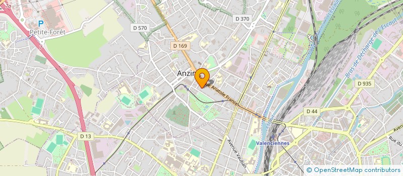 localisation de l'entreprise SYNDIC COPROPRI IMM 114 AV ANATOL FRANCE  ANZIN