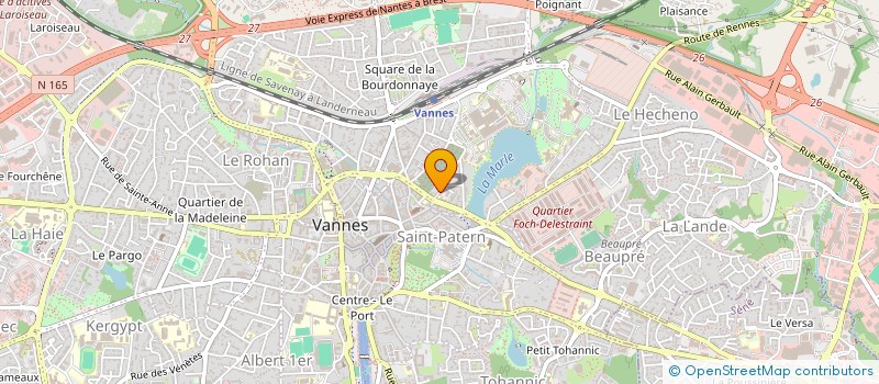 localisation de l'entreprise SYNDIC COPROPRI LE CLOS ST PATERN à VANNES