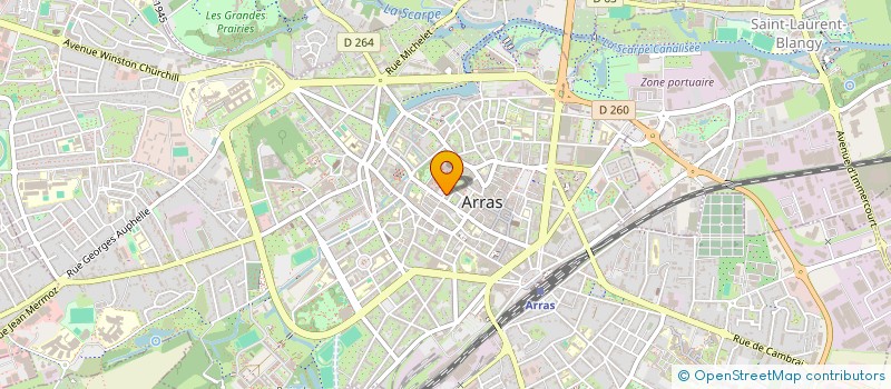 localisation de l'entreprise SYNDIC COPROPRI RES ALBERT IER DE BELGIQ à ARRAS