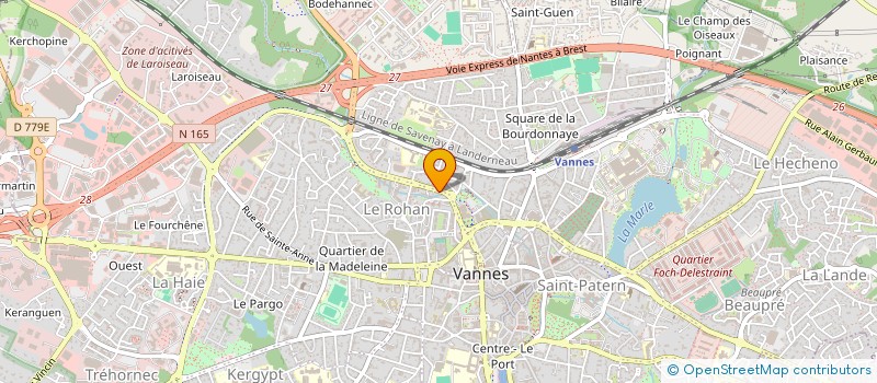 localisation de l'entreprise SYNDIC COPROPRI RES CAPITAINE JUDE à VANNES