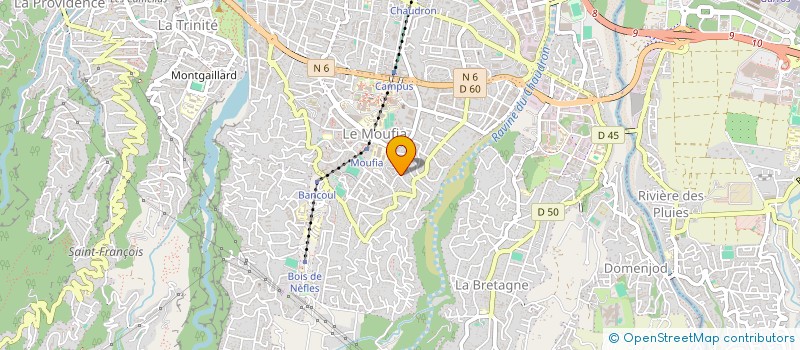 localisation de l'entreprise SYNDIC COPROPRI RES SCRIBES I à SAINT-DENIS