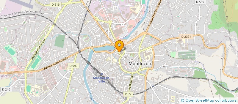 localisation de l'entreprise SYNDIC COPROPRI RES ST PIERRE à MONTLUCON