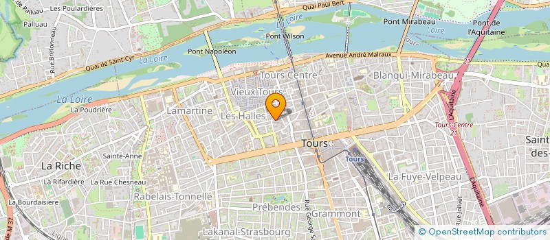 localisation de l'entreprise SYNDIC COPROPRIE 44 NERICAULT DESTOUCHES  TOURS