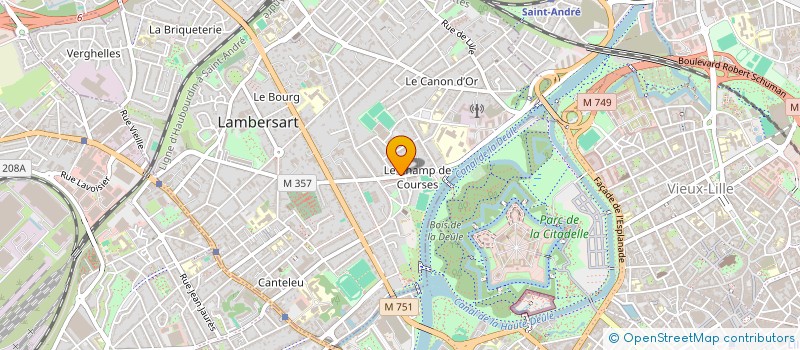 localisation de l'entreprise SYNDIC COPROPRIE RES LA VUE DES COURSES à LAMBERSART
