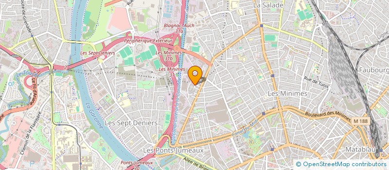 localisation de l'entreprise SYNDIC COPROPRIE RESIDENCE EMERAUDE à TOULOUSE