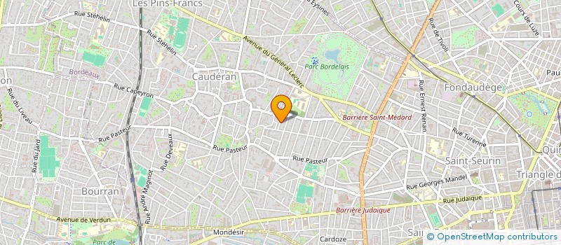 localisation de l'entreprise SYNDIC COPROPRIET 18 RUE DES GIRONDINS  BORDEAUX