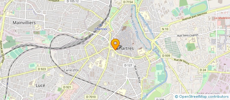 localisation de l'entreprise SYNDIC COPROPRIET 36 38 40 BD CHASLES à CHARTRES