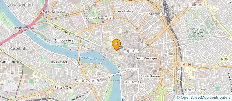 localisation de l'entreprise SYNDIC COPROPRIET 53 RUE PARGAMINIERES à TOULOUSE