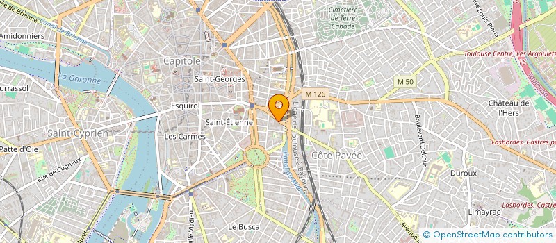 localisation de l'entreprise SYNDIC COPROPRIET 8 R PONT MONTAUDRAN à TOULOUSE