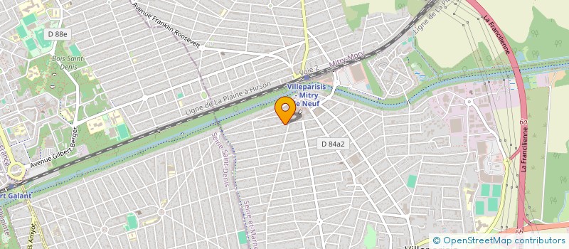 localisation de l'entreprise SYNDIC COPROPRIET DU 2 RUE DE LA MARNE  VILLEPARISIS