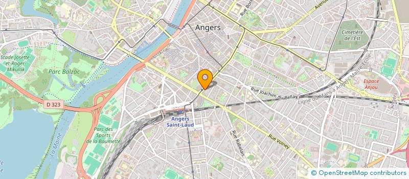 localisation de l'entreprise SYNDIC COPROPRIET IMMEUBLE 51 BD FOCH à ANGERS