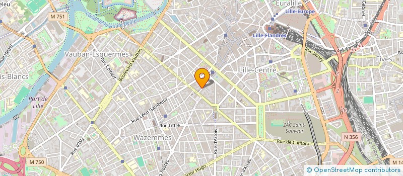 localisation de l'entreprise SYNDIC COPROPRIET INKERMANN GOUNOD BIZET à LILLE