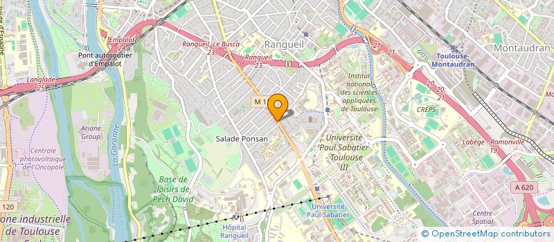 localisation de l'entreprise SYNDIC COPROPRIET LES ROSIERS à TOULOUSE