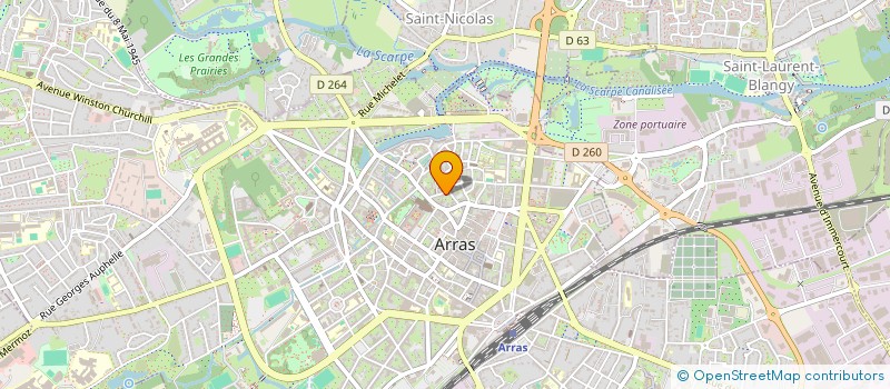 localisation de l'entreprise SYNDIC COPROPRIET RES DES CHARIOTTES à ARRAS
