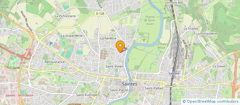 localisation de l'entreprise SYNDIC COPROPRIET RES PORT LA ROUSSELLE  SAINTES