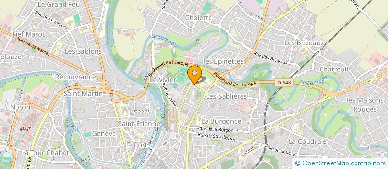 localisation de l'entreprise SYNDIC COPROPRIET RESIDENCE COUBERTIN  NIORT