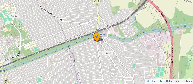 localisation de l'entreprise SYNDIC COPROPRIET RESIDENCE DES ORMES  VILLEPARISIS