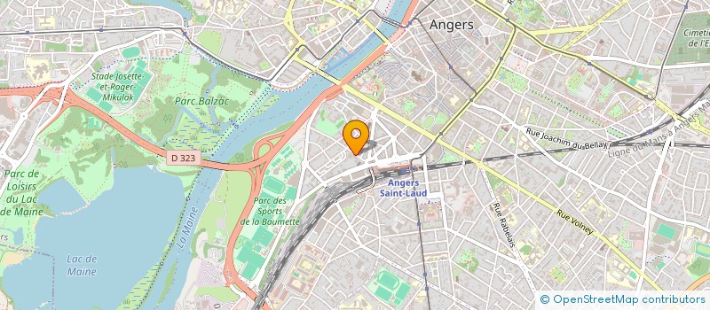 localisation de l'entreprise SYNDIC COPROPRIET RESIDENCE FAIDHERBE à ANGERS